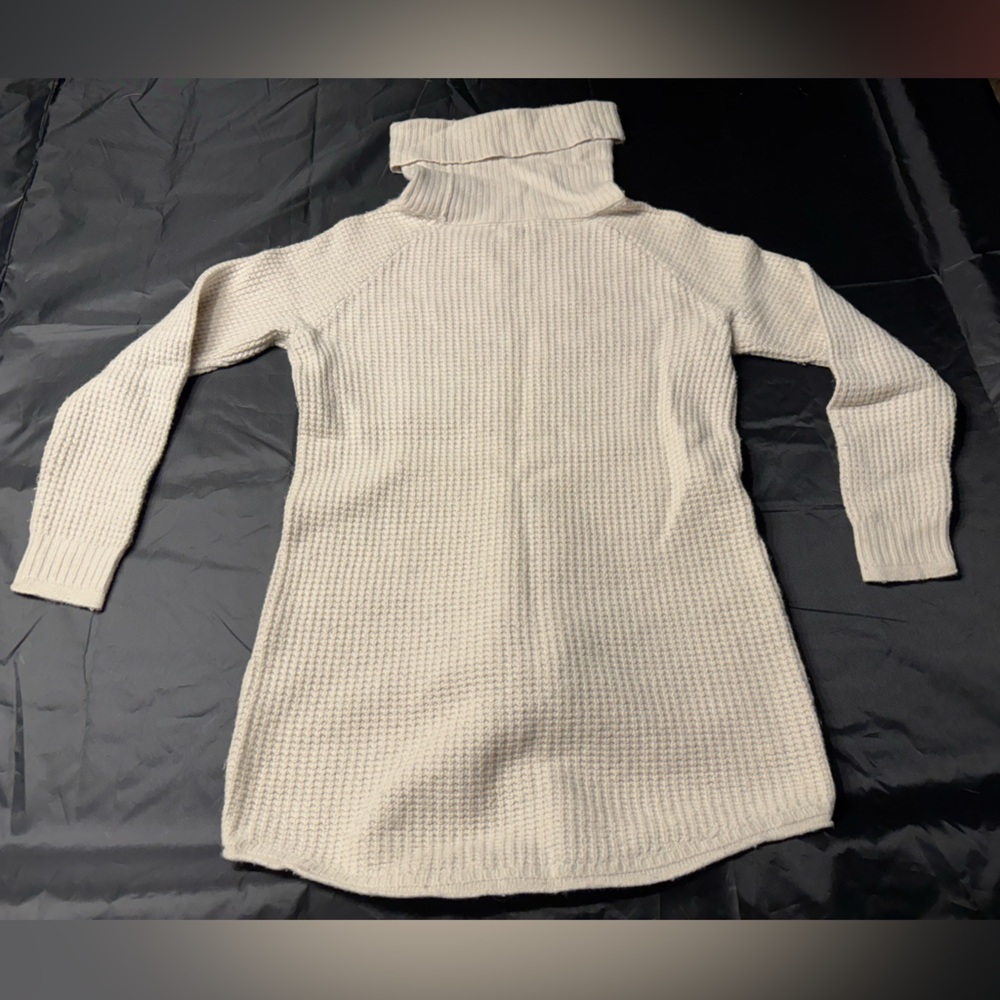 Toad&Co Cream Turtleneck Sweater